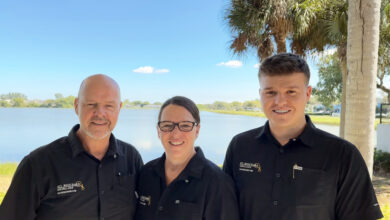 Mario, Nathalie et Joseph, de la SCL Bouchard Surveillance : pour la sécurité des résidences en Floride