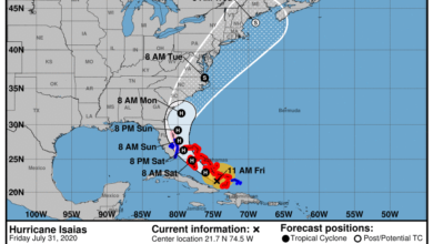L'ouragan Isaias arrive en Floride