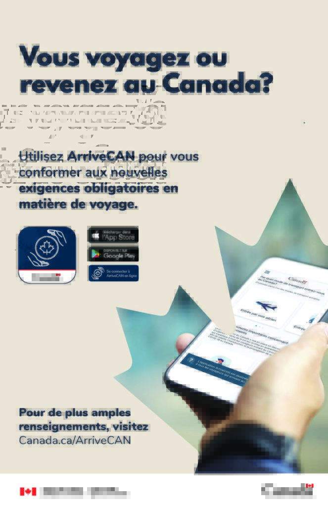 ArriveCAN : une app obligatoire pour entrer sur le territoire Canadien