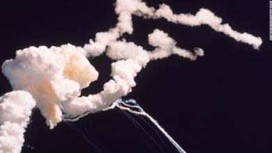 Explosion de la navette spatiale Challenger en janvier 1986