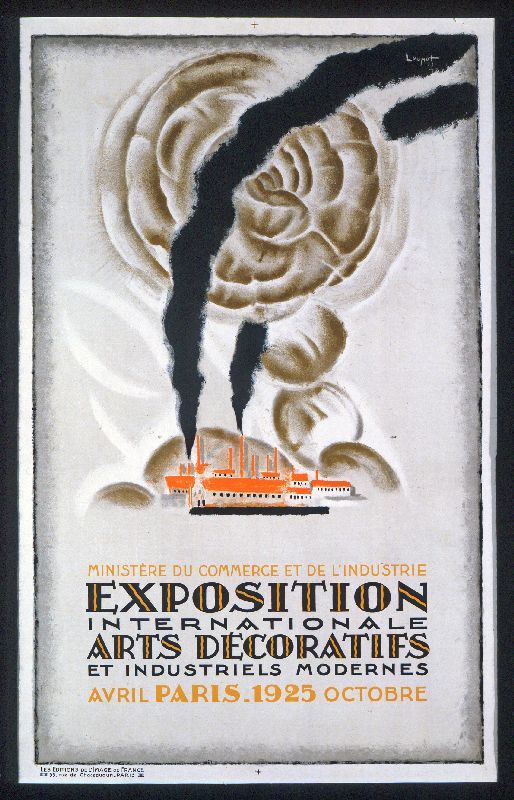 Affiche de l'exposition de 1925