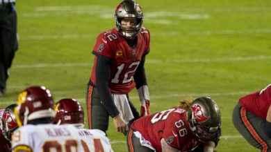 Tom Brady et les Buccaneers de Tampa.