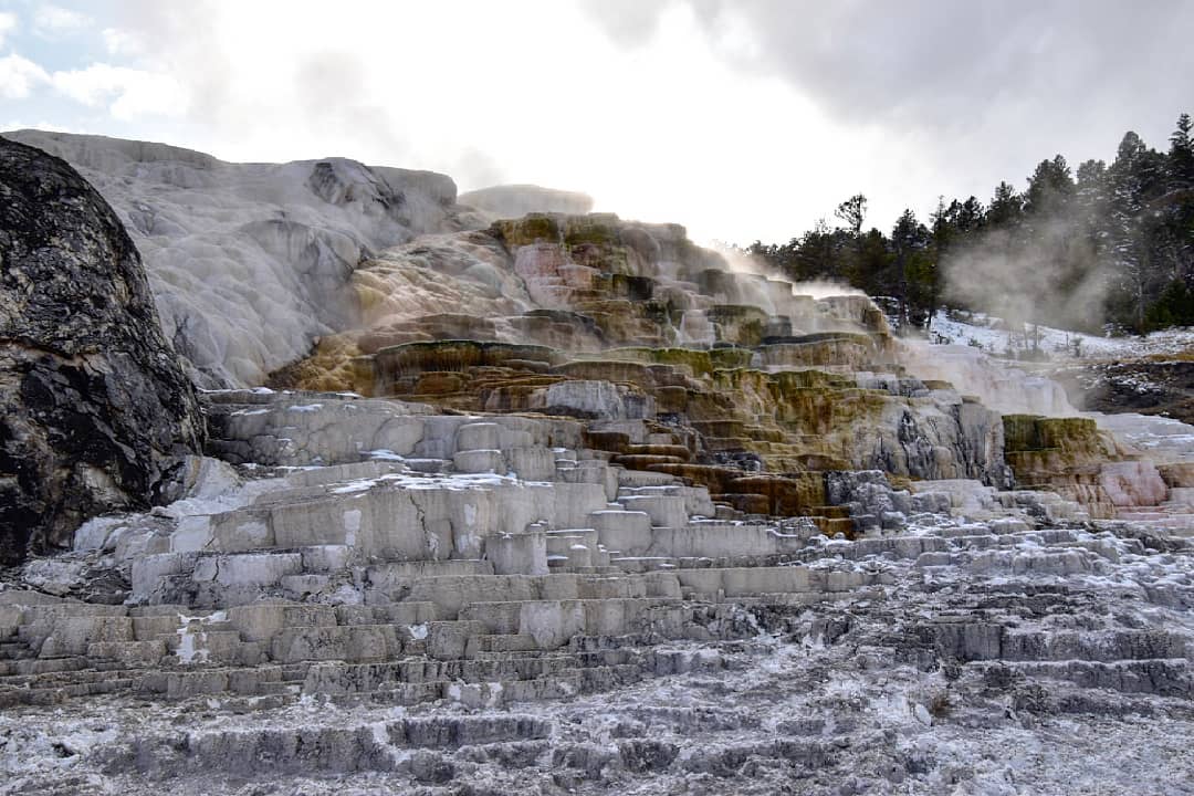 Mammoth Hot Springs de Yellowstone.