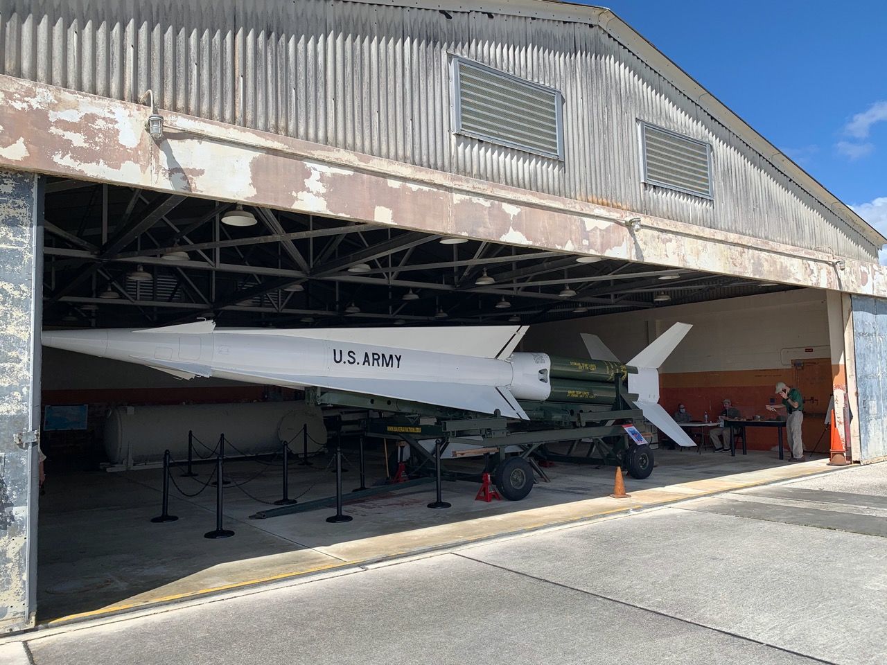 Missile Nike dans la base des Everglades, au sud de Miami.