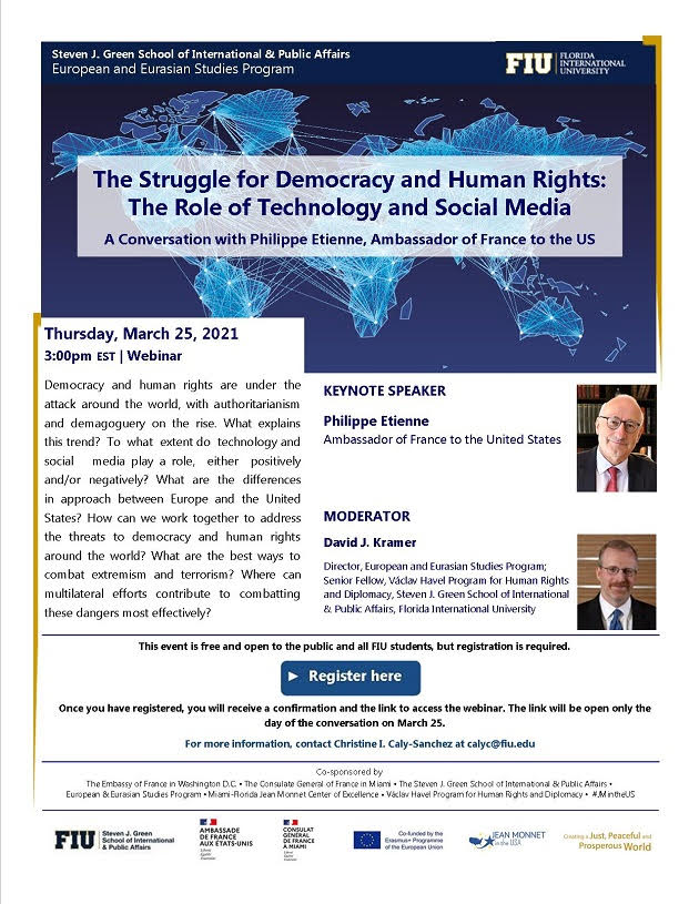 Conférence ambassadeur Phillippe Etienne à Miami