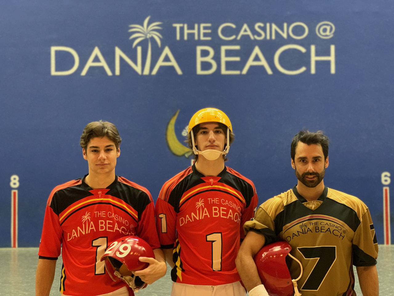 Gorka et Johan Sorozabal, Nicolas Eyheragaray, au jai Alai de Dania Beach