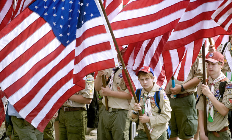 Les mouvements scouts aux Etats-Unis.