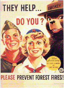 Affiche scoute aux Etats-Unis