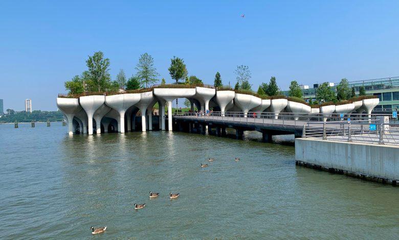 Visiter Little Island, une île artificielle sur l'Hudson River à New-York