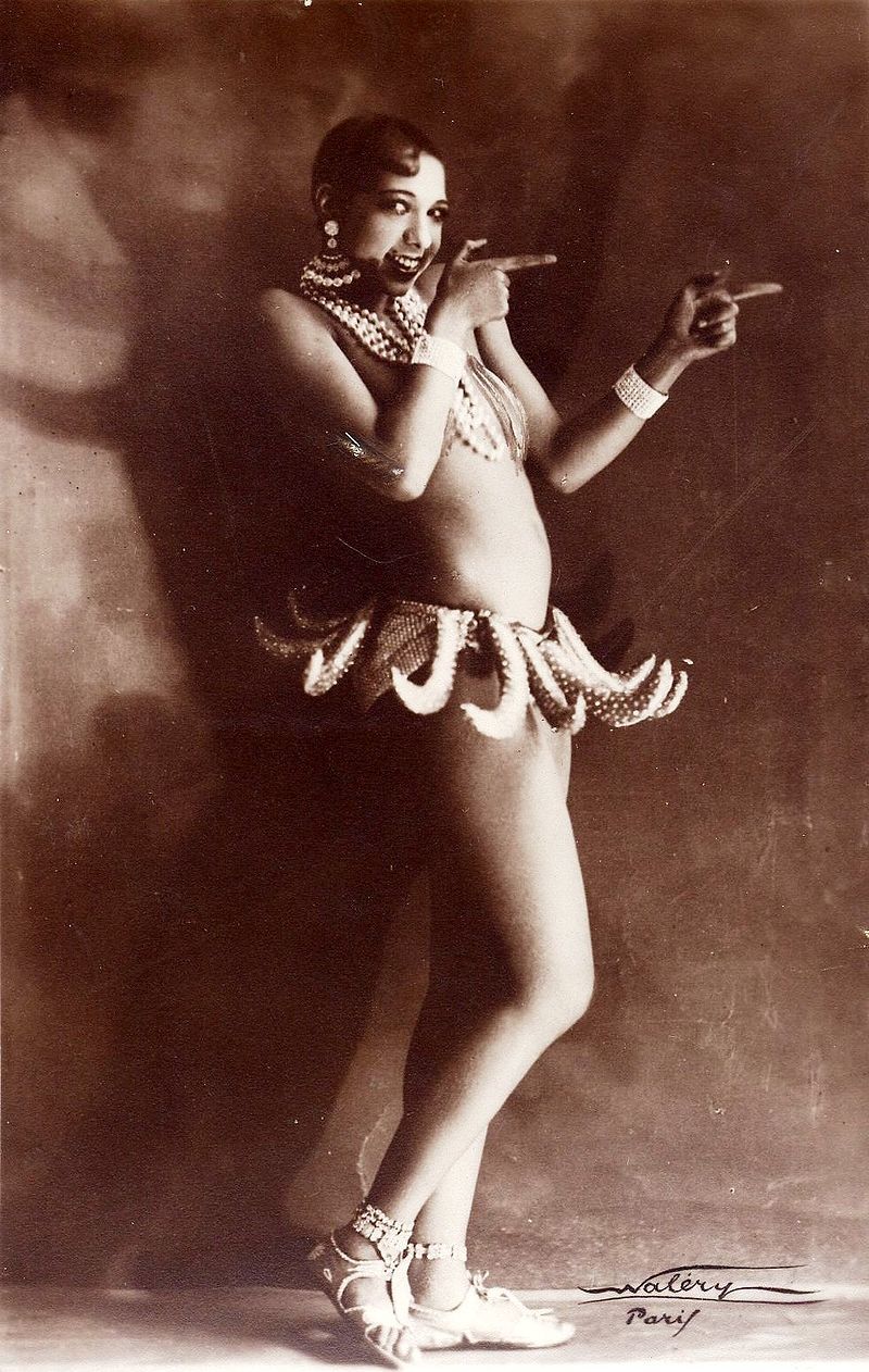 Joséphine Baker aux Folies Bergères en 1927.