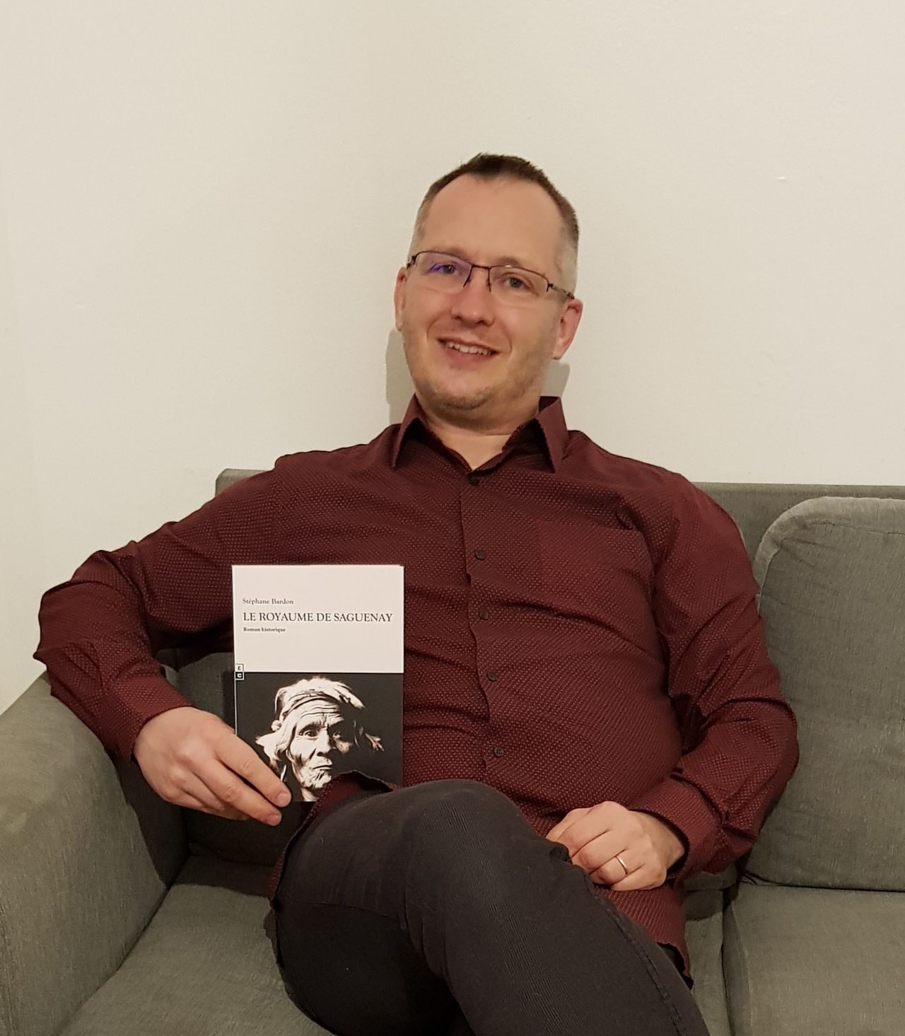 Stéphane Bardon et son livre : Le Royaume de Saguenay