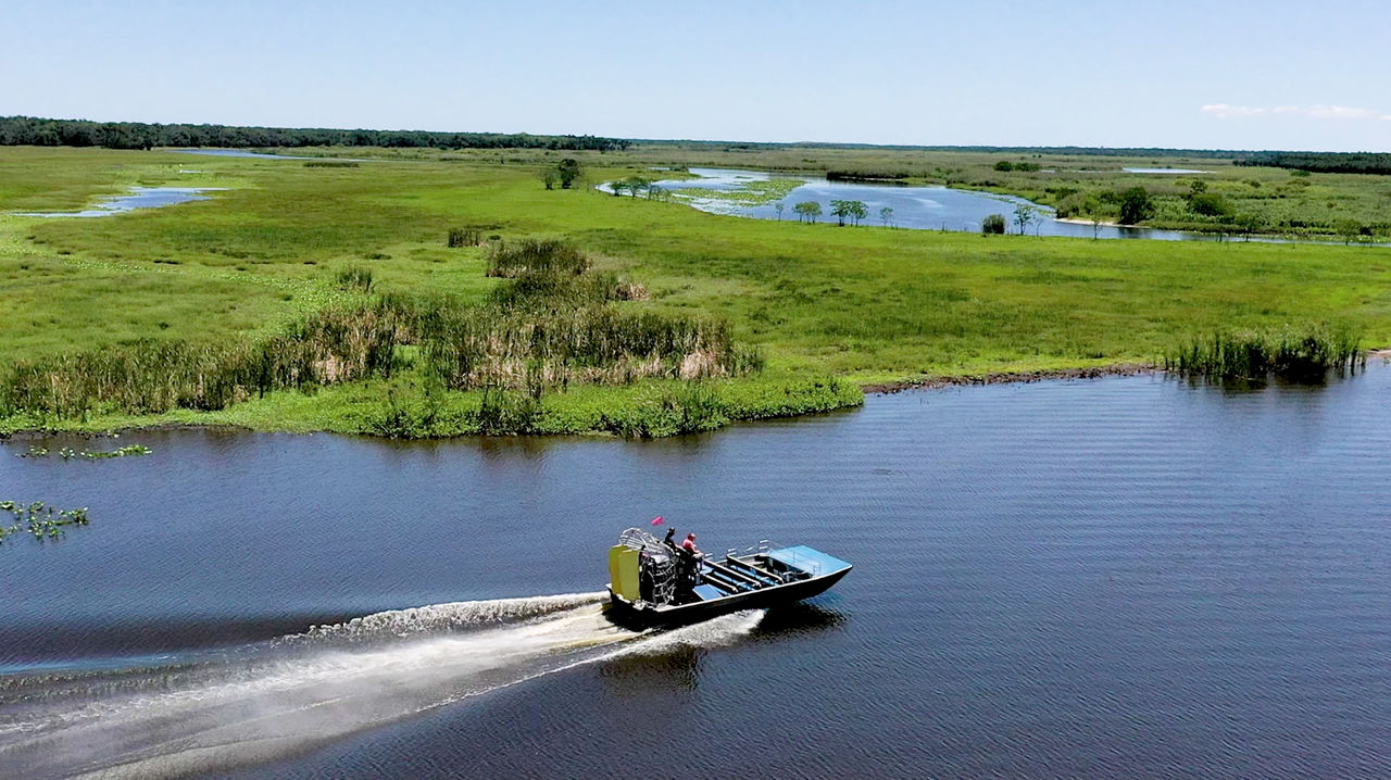 tour d'airboat au Black Hammock (nord d'Orlando)