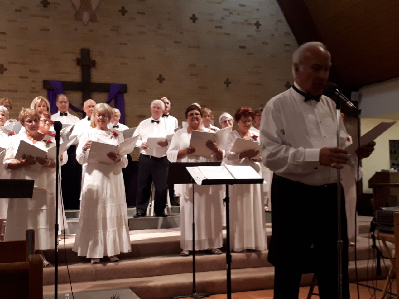 Des membres de la chorale St.Maurice.