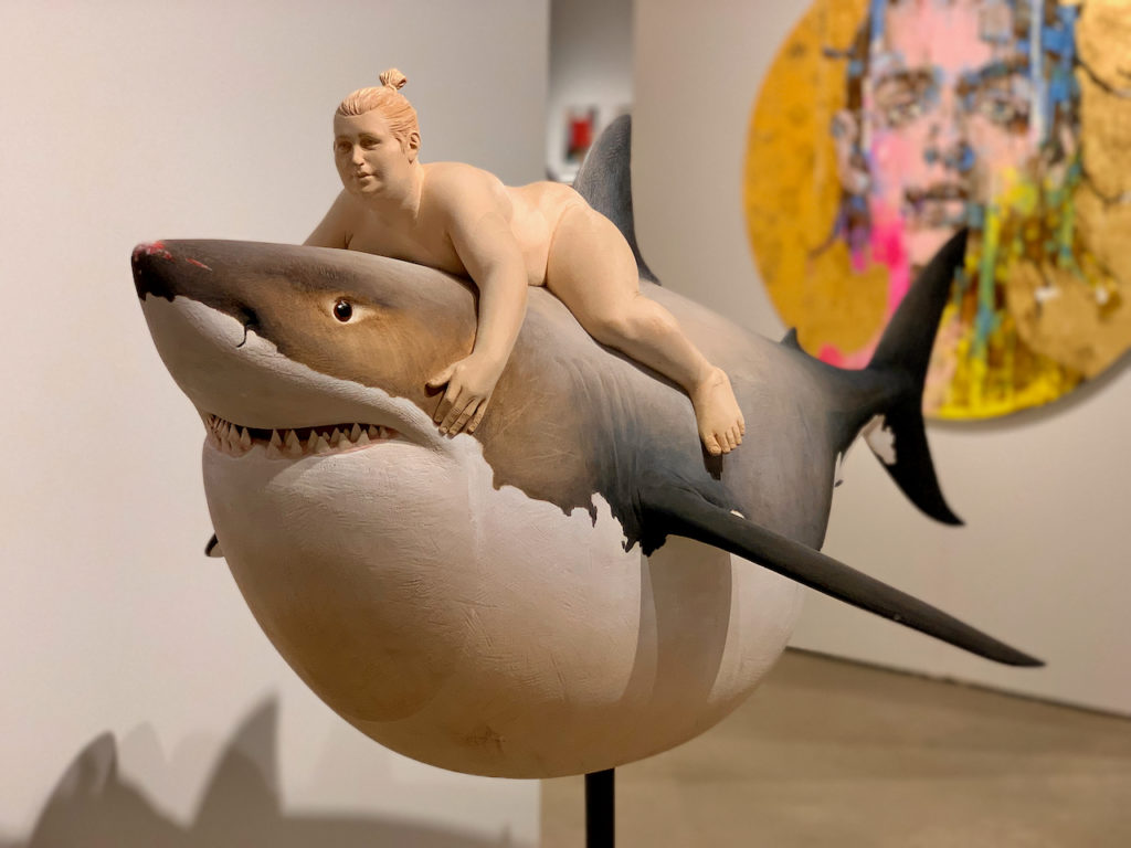 Nos photos de Art Miami et Context 2021. Cette sculpture est de Matthias Verginer, photographiée lors de la foire Context 2021.