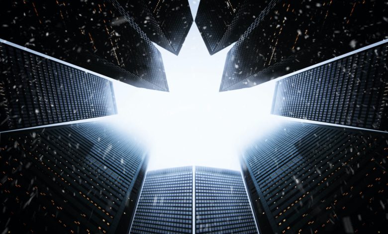 low angle photography of high rise building