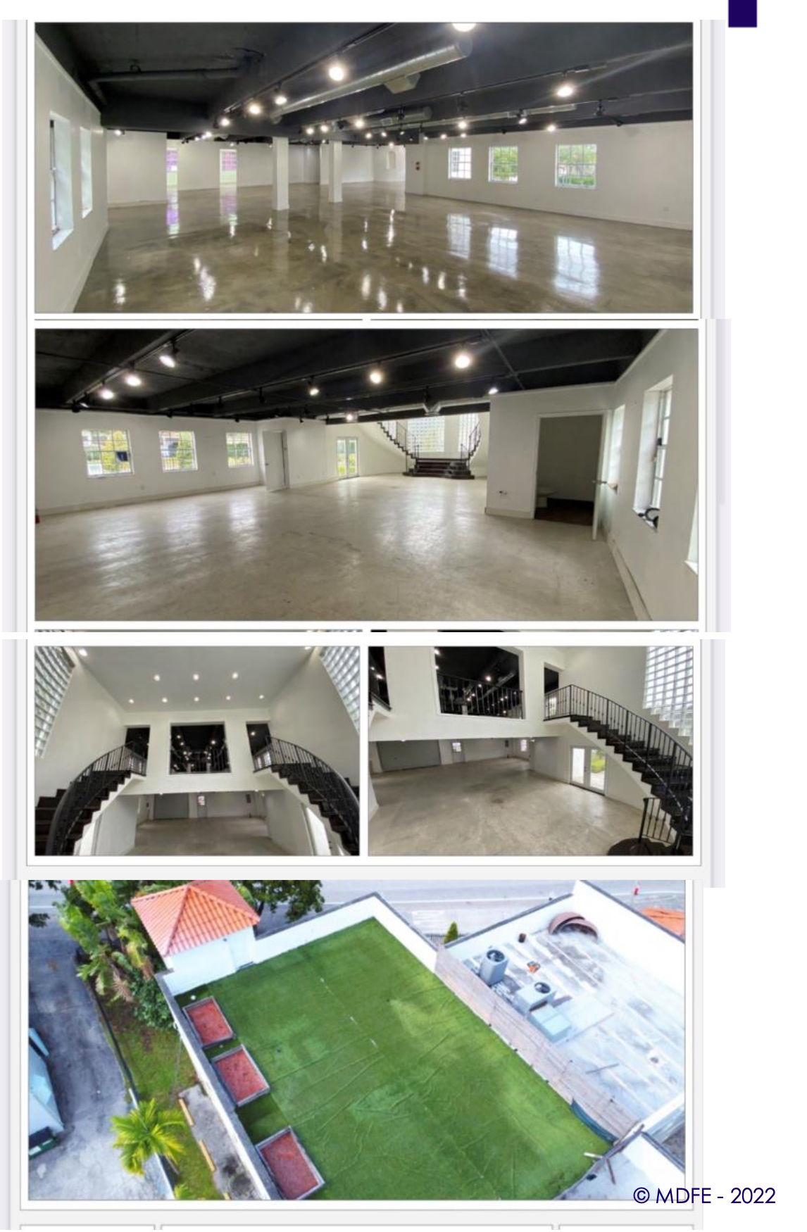 L'intérieur de la Maison de la France et de l'Europe (et la terrasse sur le toit)