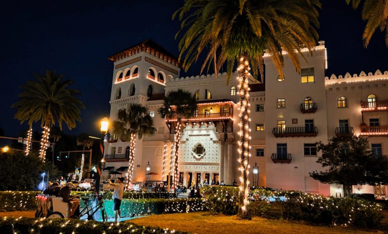 Les Nights of Lights de St Augustine en Floride