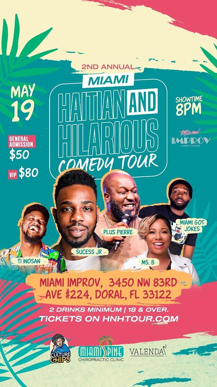 Haitian and Hilarious Comedy Tour
