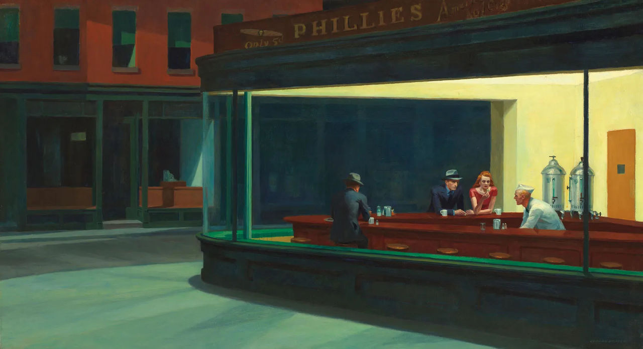 Nighthawks par Edward Hopper