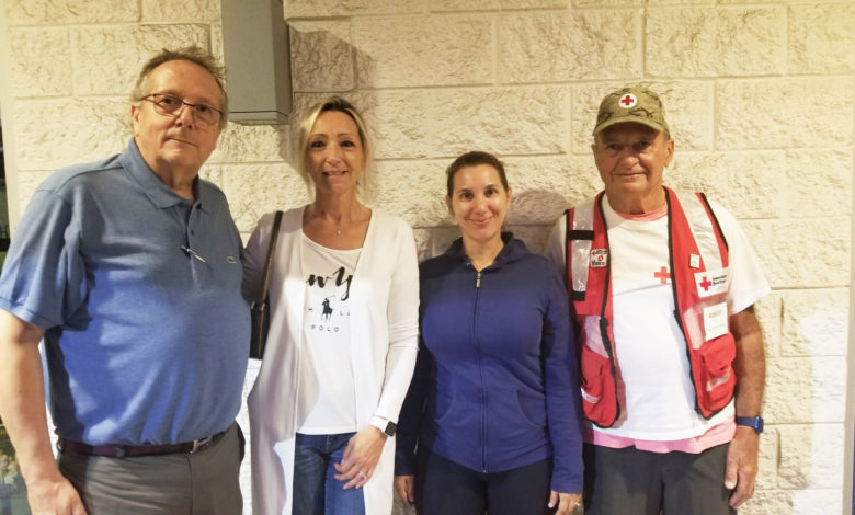 A Fort Myers samedi dernier : Xavier Capdevielle, Marie Bordas Thibaud, Aline Martin O'Brien et Robert Jaquet