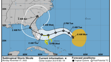 La tempête tropicale Nicole est en route pour la Floride