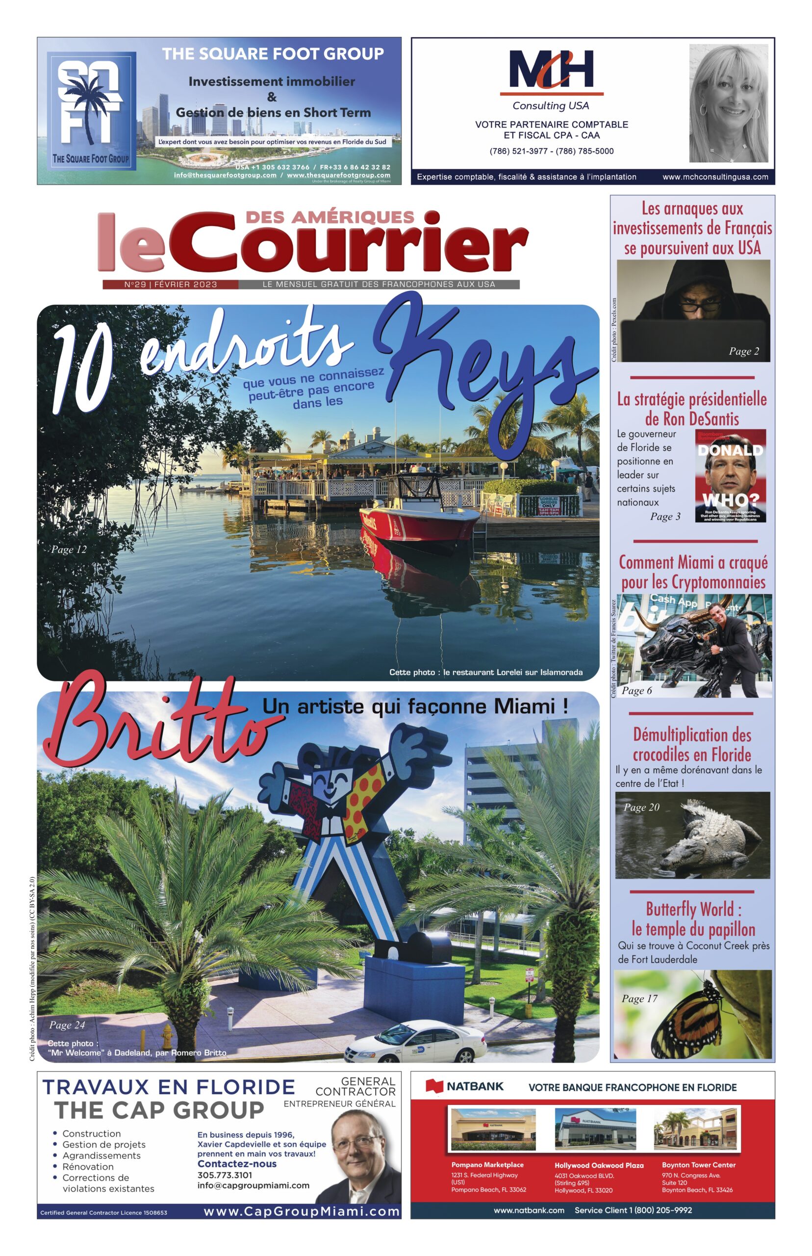Le Courrier des Amériques de Février 2023
