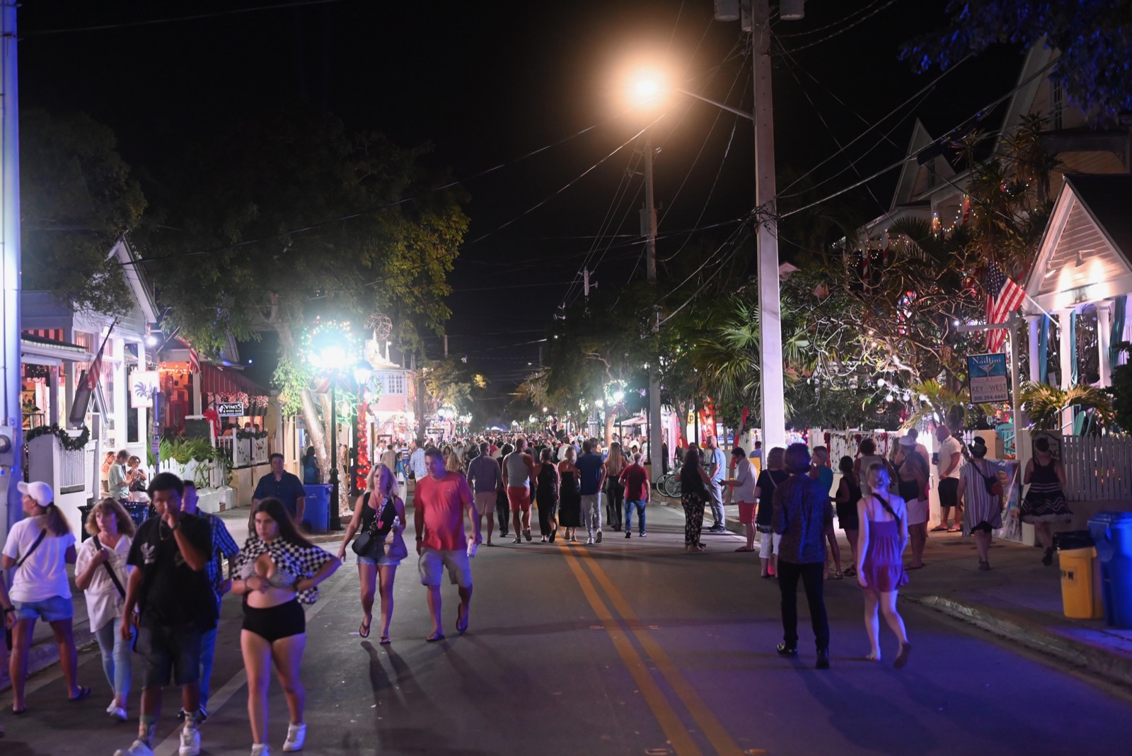 Le soir du réveillon 2022-23 à Key West