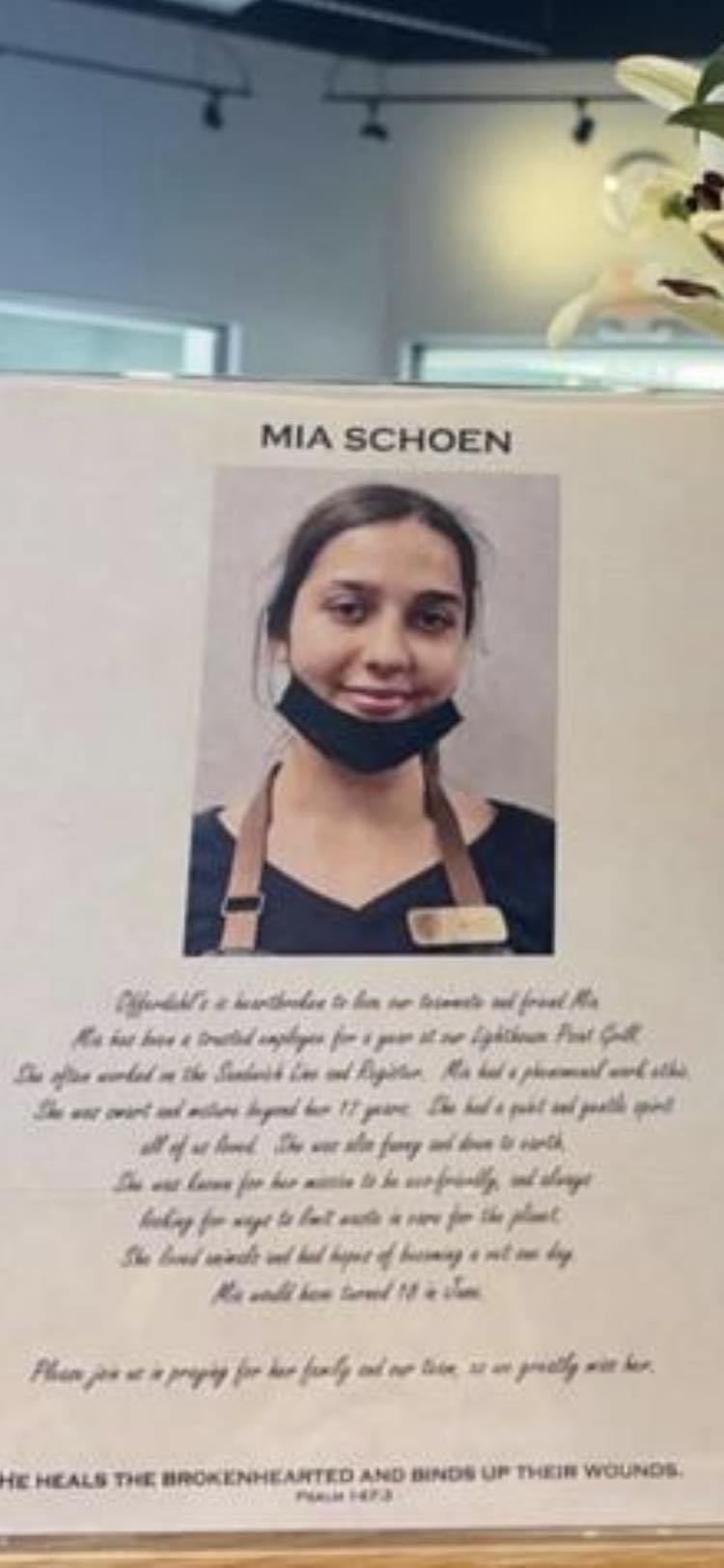 L'affiche au restaurant Offerdahl’s de Pompano