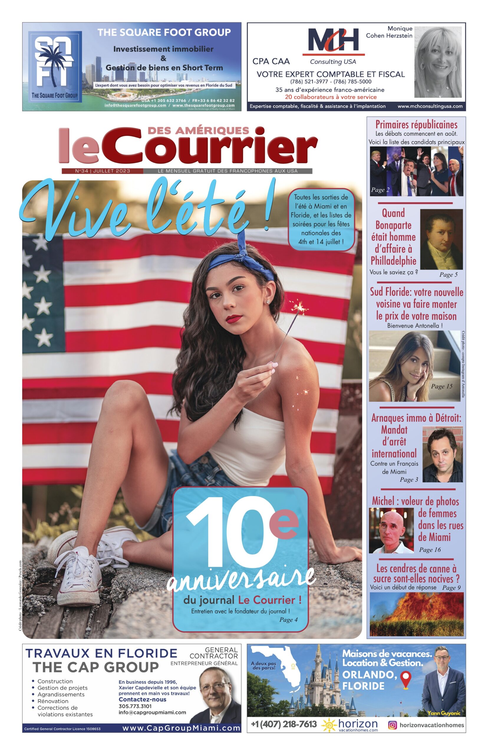 Le Courrier des Amériques de Juillet 2023 est sorti !