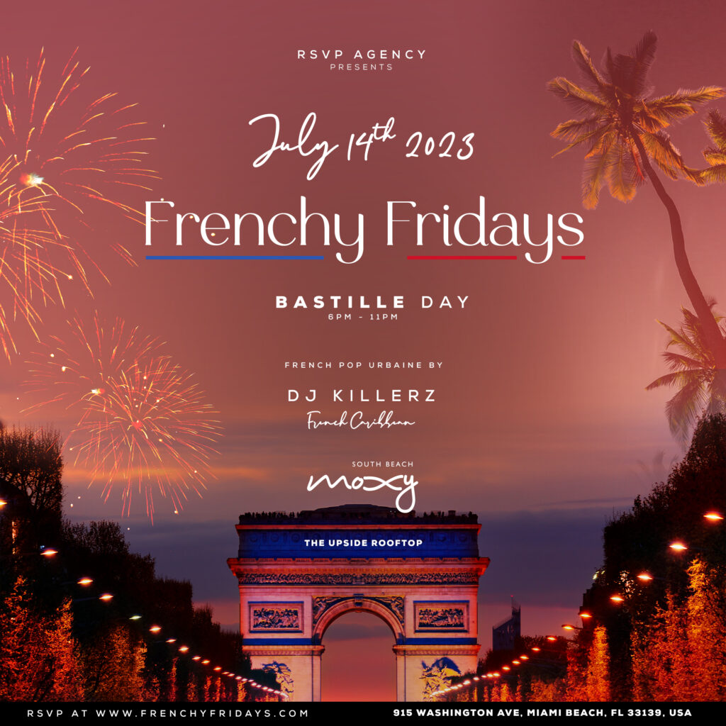 Bastille Day à Miami Beach de Frenchy Fridays