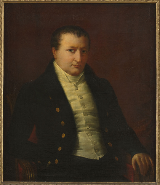 On remet ici dans son intégralité cette peinture car c'est la seule en notre possession de Joseph Bonaparte peinte à Point Breeze.