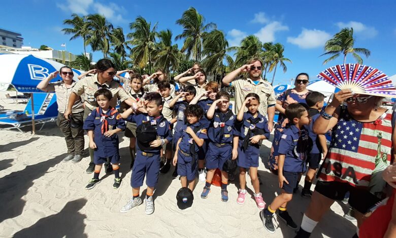 Nos photos du 11 novembre 2023, Veterans Day à Miami Beach.
