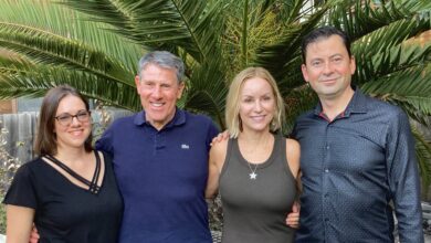 Amélie, Alain, Claire et Fabrice