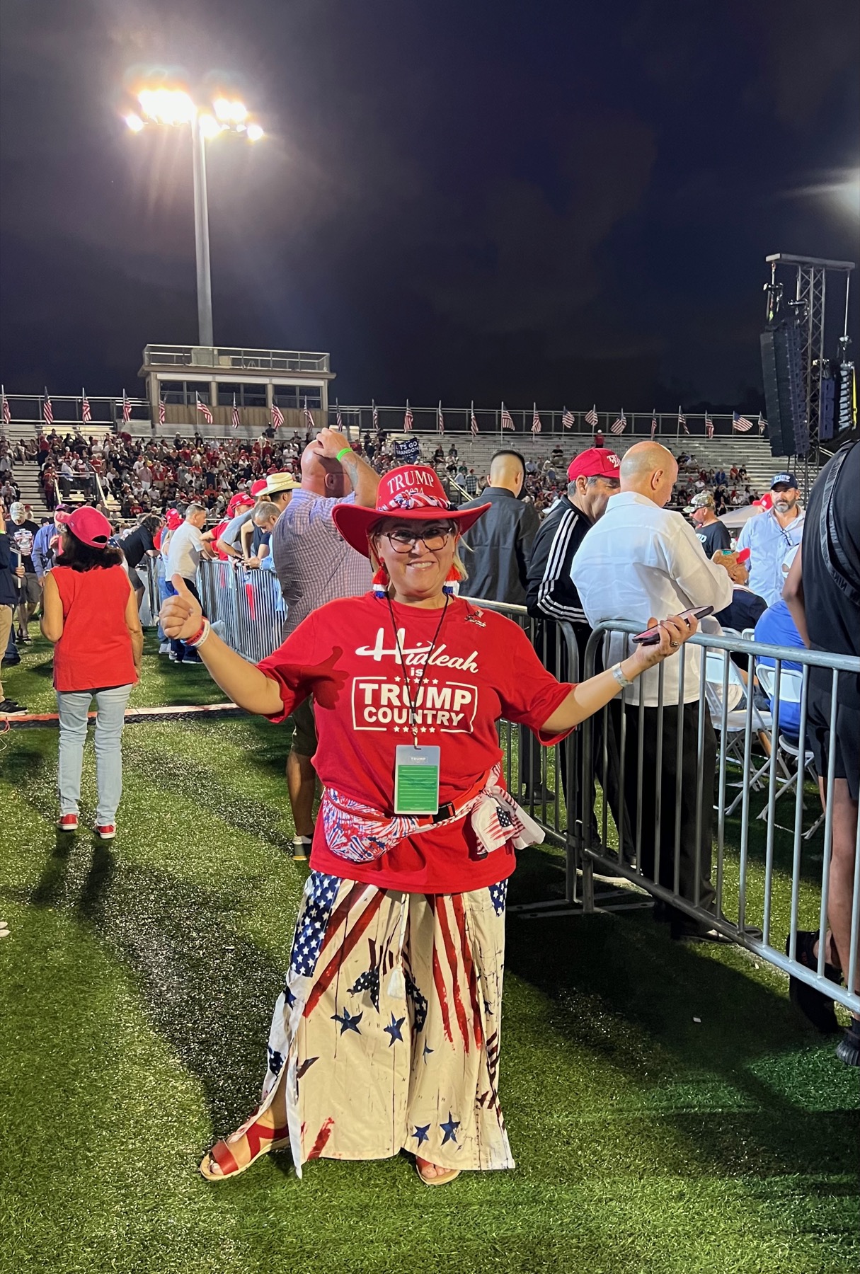 Réunion publique de Donald Trump à Miami