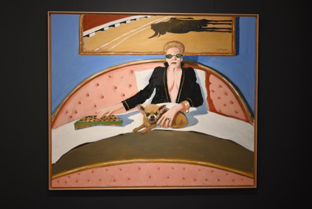 Julio Larraz Studio “Bon Bons in Bed” 2023