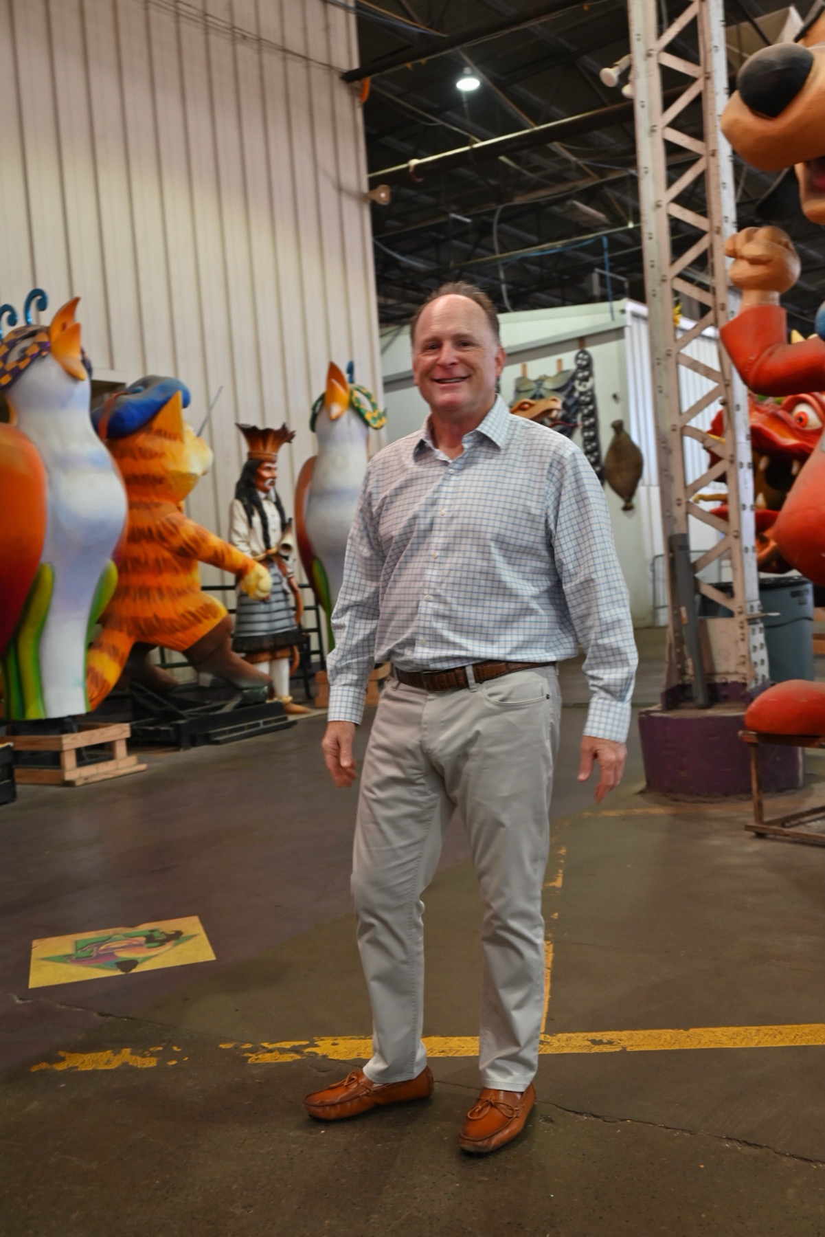 Barry Kern, CEO des Kern Studios / Mardi Gras World, à La Nouvelle Orléans