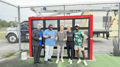 Mike de Indoor Futbol, (qui est membre de l’association), et l’association World Football ont donné à NOMI ce mur d’entraînement digital d'une valeur de 45,000$ !