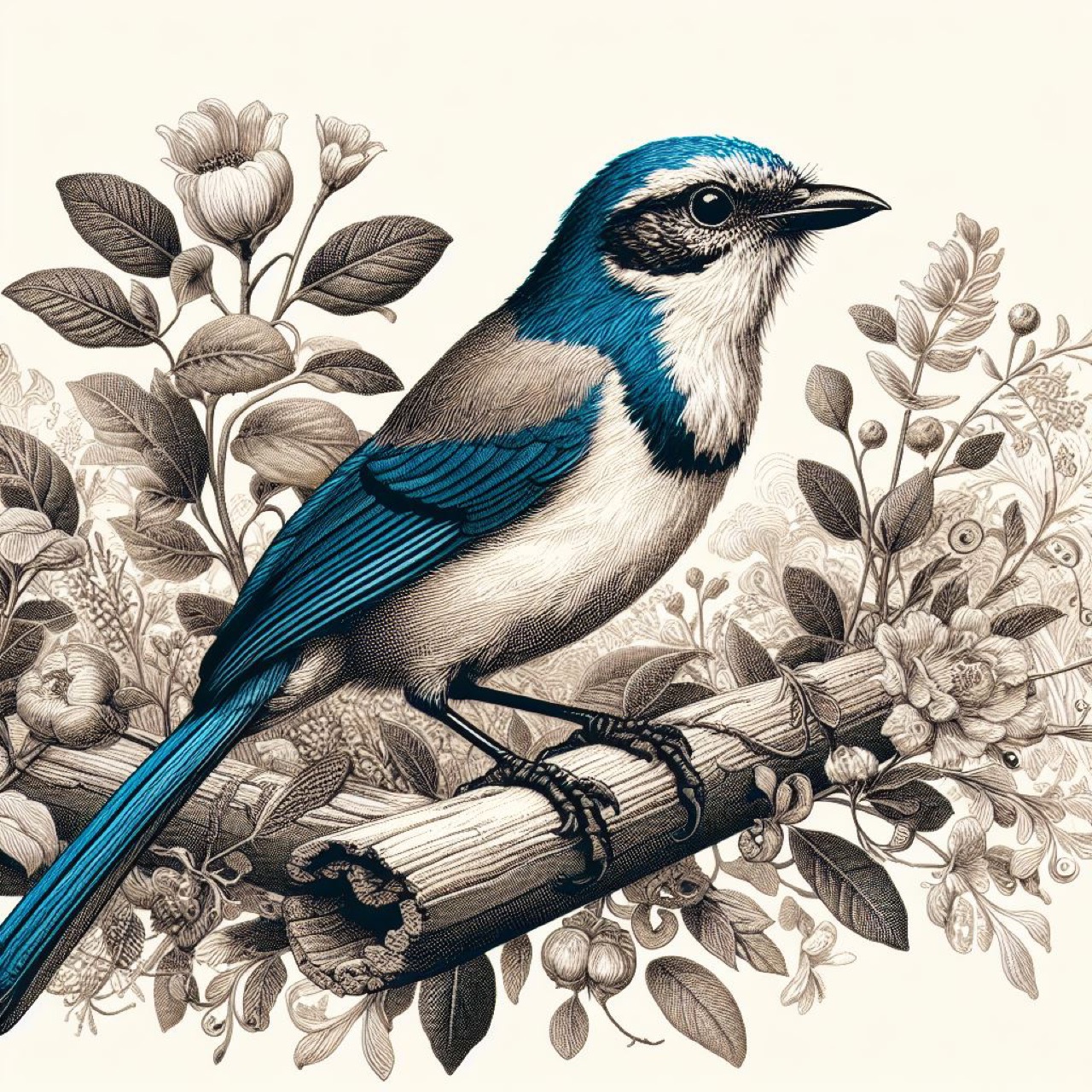 Geai de Floride (Florida Scrub Jay)