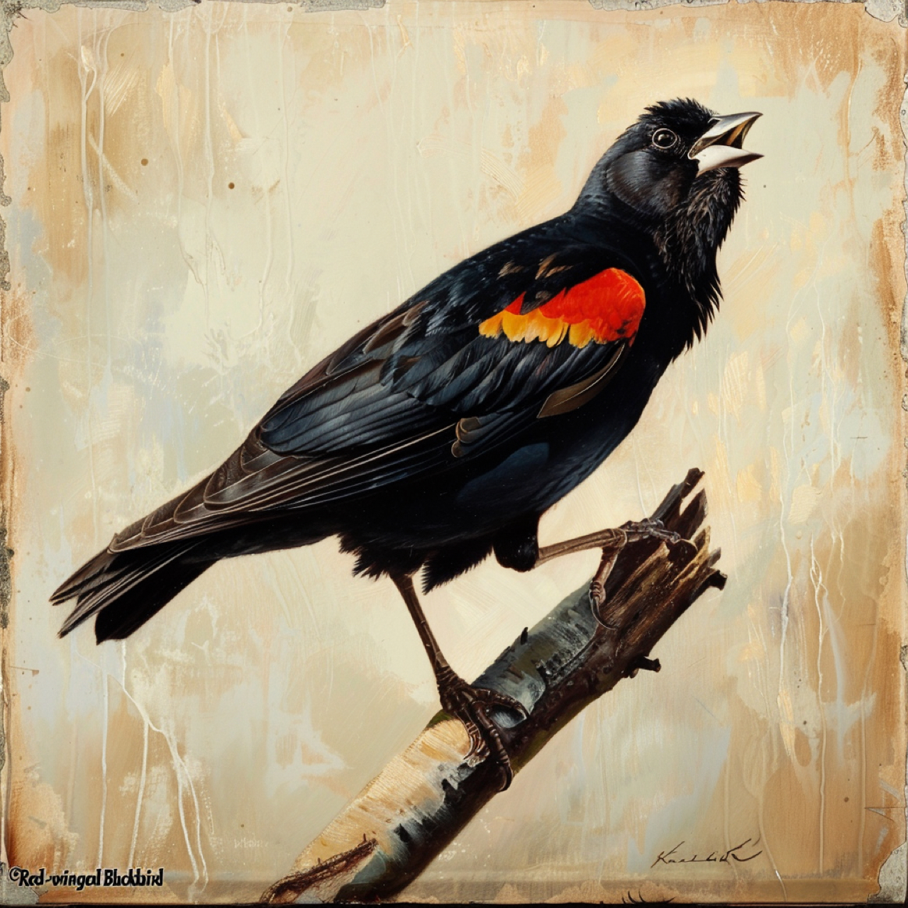 Carouge à épaulettes (Red-winged Blackbird