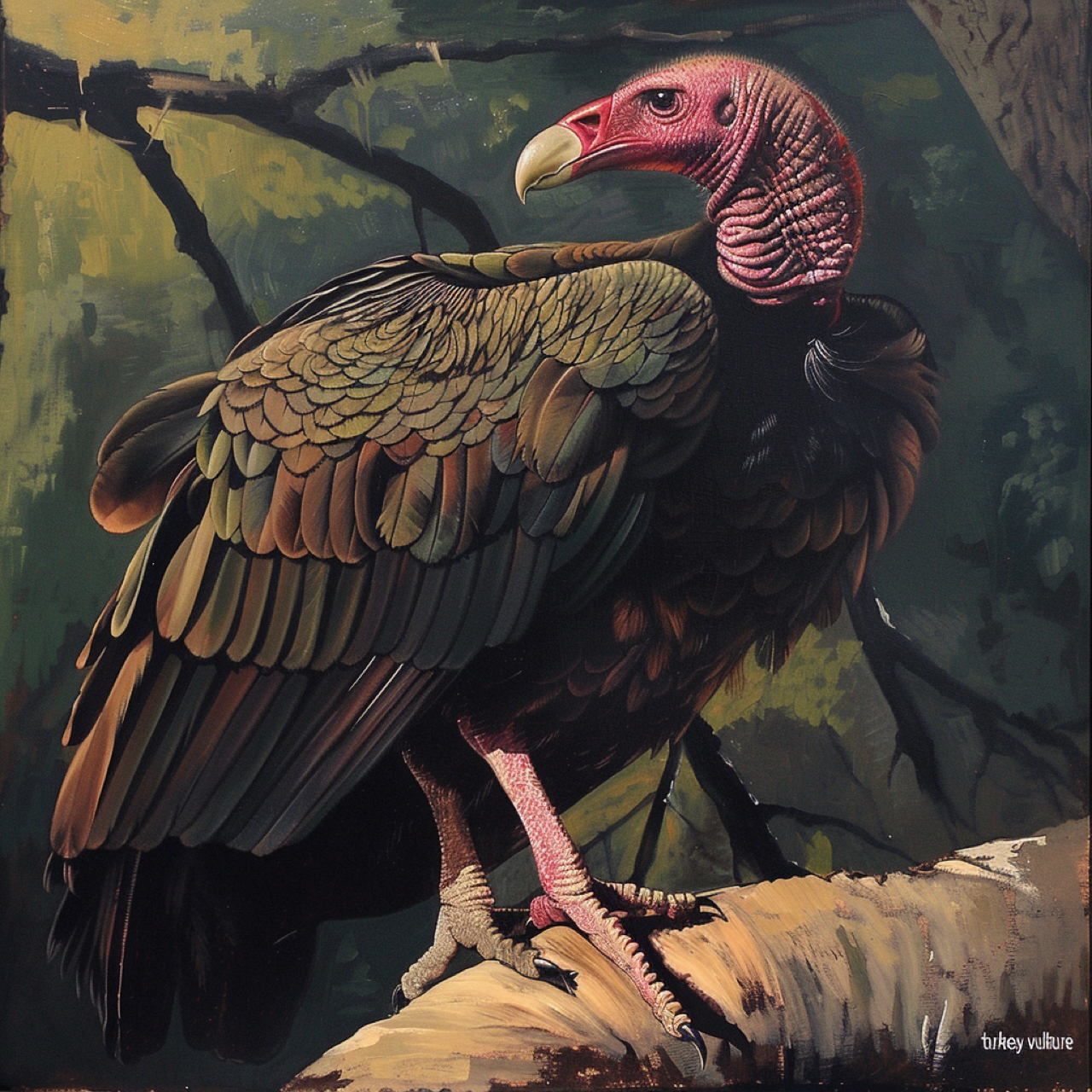 Urubu à tête rouge (Turkey Vulture)