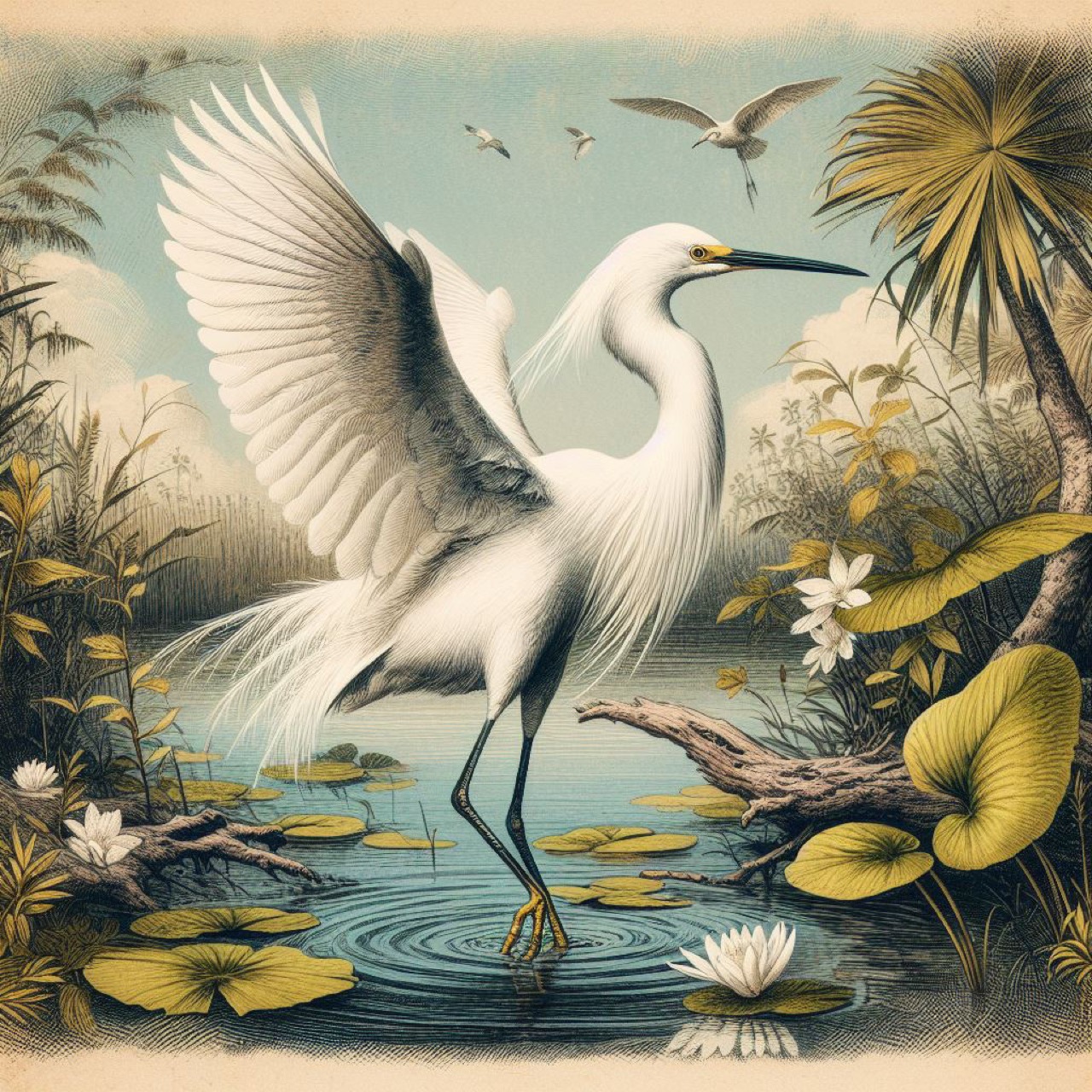 Aigrette neigeuse (Snowy Egret)