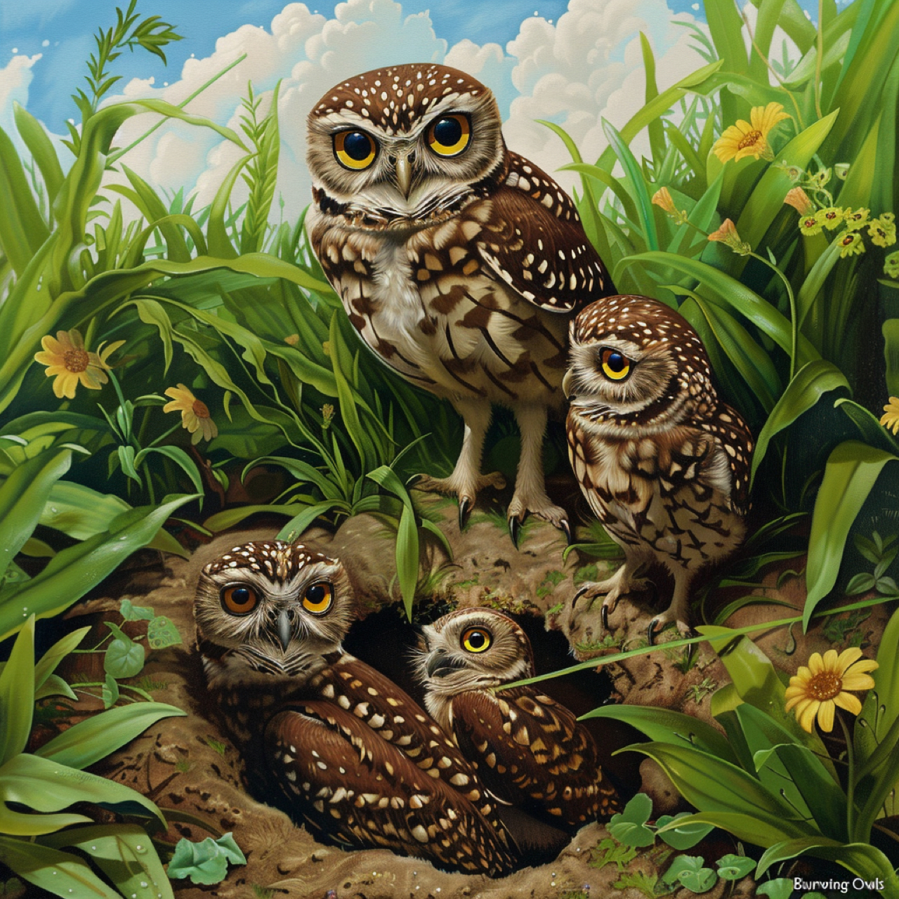 Chevêche des terriers (Burrowing Owl)