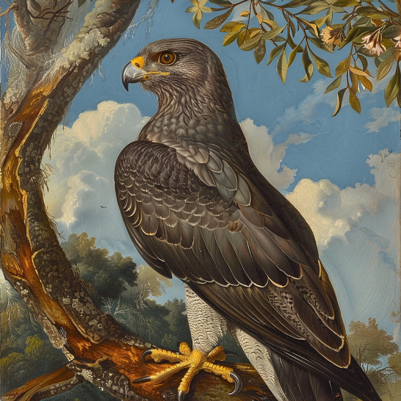 Élanion à Queue Blanche (Everglade Snail Kite)