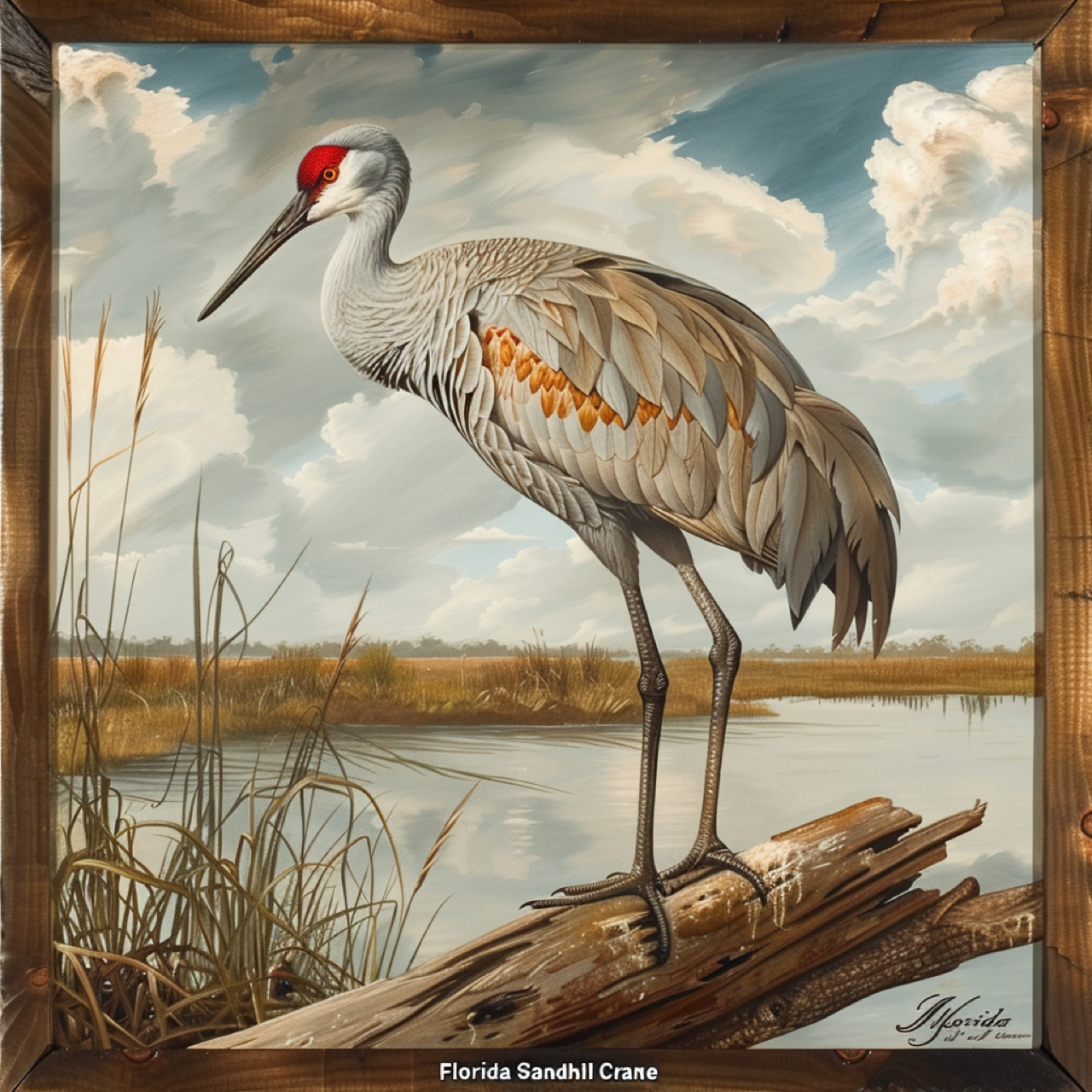 Grue de Floride (Florida Sandhill Crane)