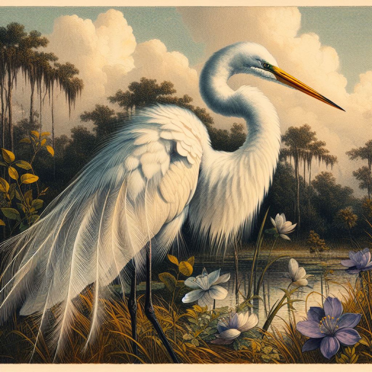 Grande Aigrette (Great Egret)