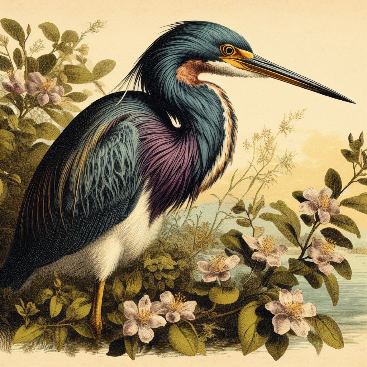 Héron Tricolore (Tricolored Heron)
