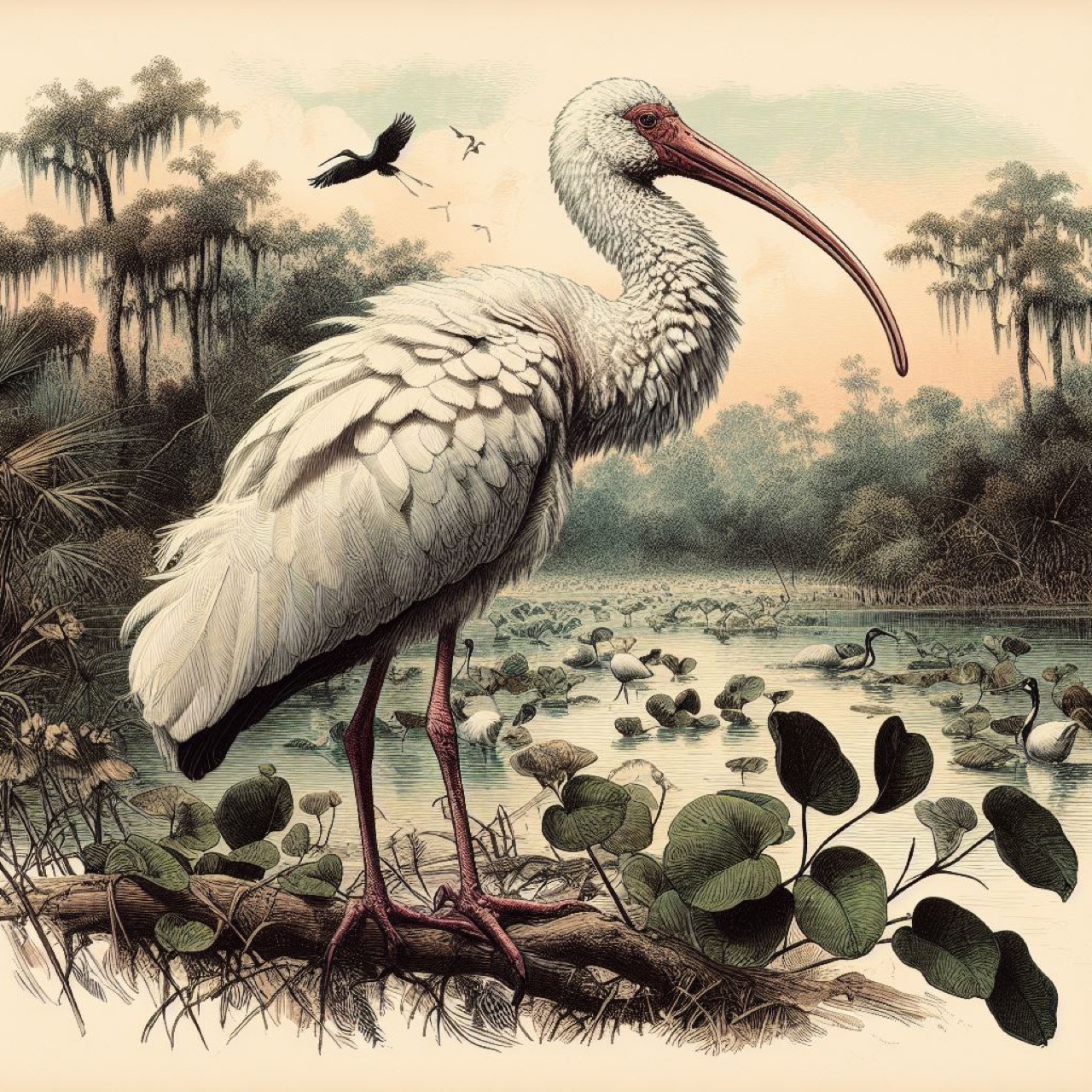 Ibis Blanc (White Ibis)