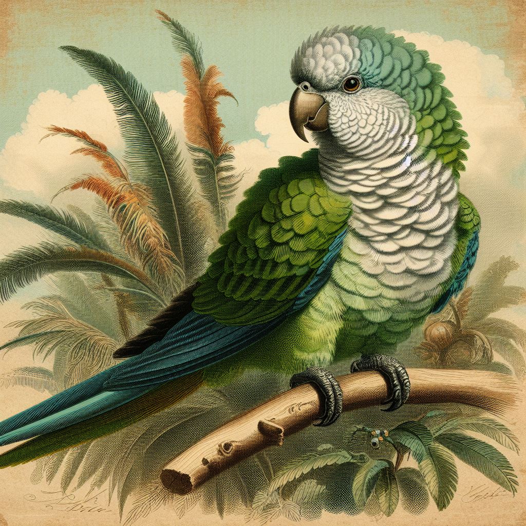 Perroquet Vert (Monk parakeet)