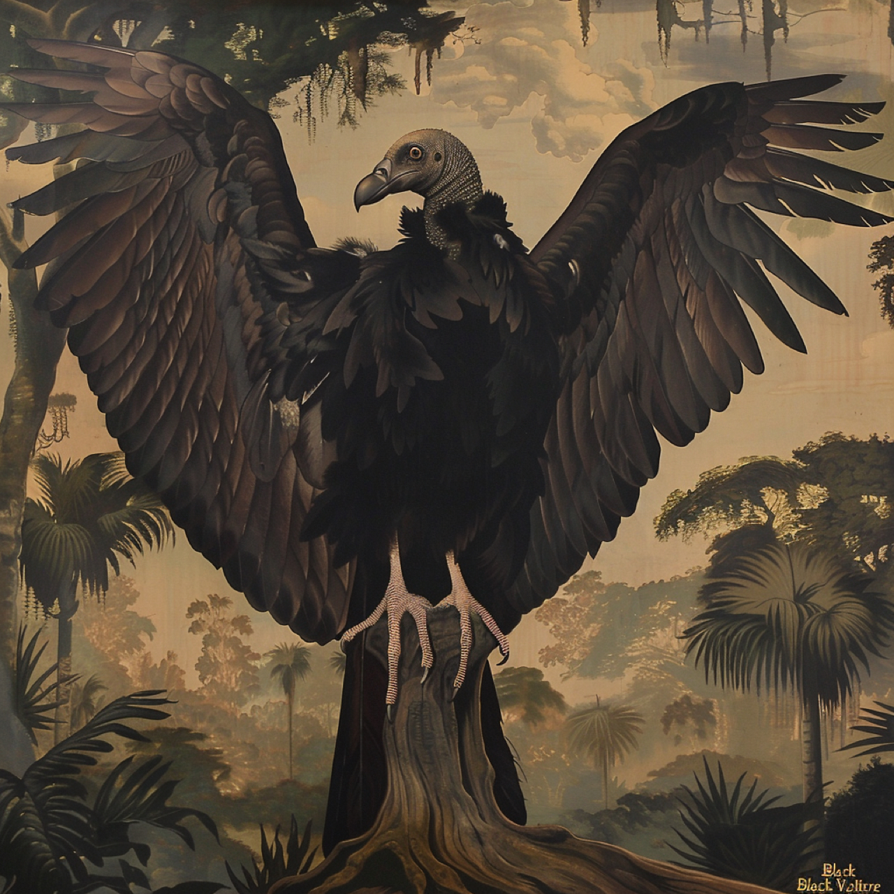 Urubu noir (Black Vulture)