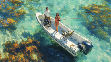 Tout savoir sur le Flat Fishing en Floride : la pêche dans les eaux peu profondes